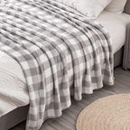 BEDELITE Buffalo Plaid Flannel Fleece Throw Blanket for Couch - Image 5