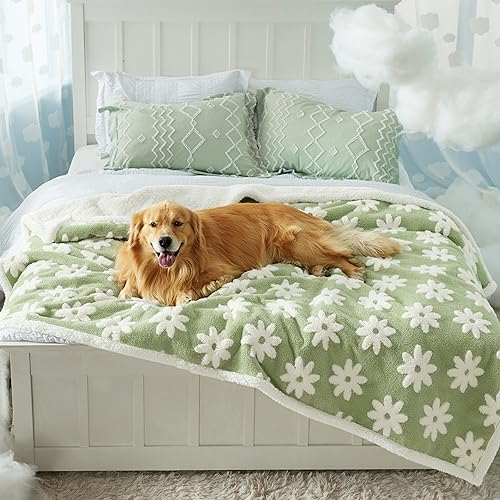 LE SURE Waterproof Blanket for Bed Cute Cozy 3D Jacquard, Twin（60x80） - Image 2