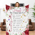Retirement Blanket Gifts for Women, Farewell Gifts for Coworkers by AISDE