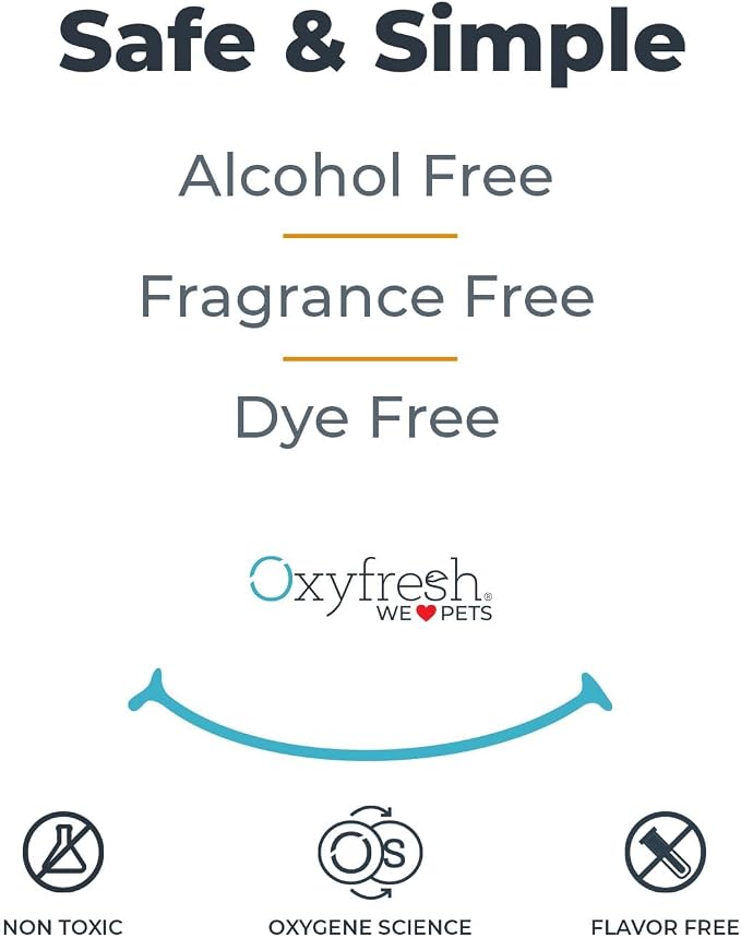 Oxyfresh Premium Pet Dental Care Solution Pet Water Additive: Best Way to Eliminate Bad Dog Breath and Cat Bad Breath - Fights Tartar & Plaque - So Easy, Just Add to Water! Vet Recommended 16 oz. | Perfect to Eliminate Bad Dog Breath and Cat Bad Breath...