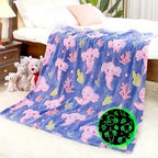 Axolotl Blanket for Girls, Axolotl Gifts for Girls Christmas, 50x60IN by IMUKU
