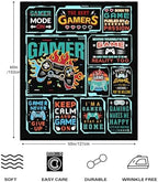 Gamer Blanket for Boys Men, 50x60 Inches - Image 4