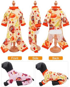 PET SHOW 4 Pack Fall Velvet Dog Pajamas for Medium Dogs - Image 4