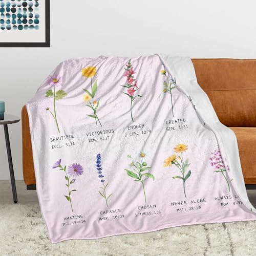Christian Gifts for Women, Christian Throw Blanket 40'' x 60'' - Image 2