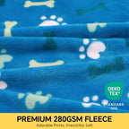 Luciphia 3 Pack Cute Dog Blankets Soft Fleece for Small Puppy Cat,41"x31" - Image 3