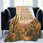 Desert Cactus Blanket Western Inspirational Throw Gifts 50"x40" by Unknown