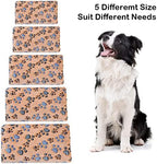 Dono 1 Pack 3 Dog Blankets, Soft Fluffy Fleece Pet Blanket Warm Sleep Mat Paw Print Design Puppy Kitten Throw Blankets Doggy Blanket for Dogs - Image 2