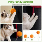 Small Cat Tree Tower Scratching Post for Indoor Cats Large Adult - Image 4