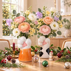 Remerry 2 Pcs Ceramic Cat Paw Vase for for Cat Lovers, Christmas Home Decor - Image 3