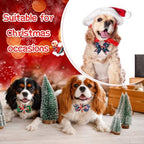 Huhumy 50 Pcs Fall Thanksgiving Dog Bow Ties Christmas Dog Collars Bulk - Image 5