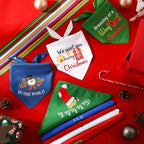200 Pcs Christmas Dog Bandanas Bulk, Washable Pet Scarf Bibs - Image 5