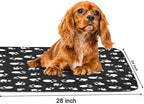 Comsmart Dog Blankets, 6 Pack Fleece Pet Blankets, 24x28 Inches, Black - Image 3