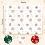 Touchat Christmas Throw Blanket, Fuzzy Fluffy Soft Cozy Blanket, Fleece Flannel Plush Microfiber Blanket for Couch Bed Sofa (50" X 60",White Snowflake) - Image 7