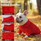 Dog Snowman Santa Sweater (X-Large, red) - Image 4