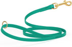 Viper Biothane K9 Working Dog Leash Waterproof Lead for Tracking Training Schutzhund Odor-Proof Long Line with Solid Brass Snap for Puppy Medium and Large Dogs 6ft, Teal