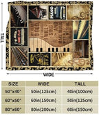 Vintage Piano Blanket Music Throw Blankets Decor Stuff Cozy Flannel Fleece Soft Plush Fuzzy Warm Lightweight Bedding Gifts for Women Girls Kids 60"X50" - Image 6