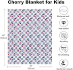Soft Cherry Blanket for Girls - 50"x60" - Image 3