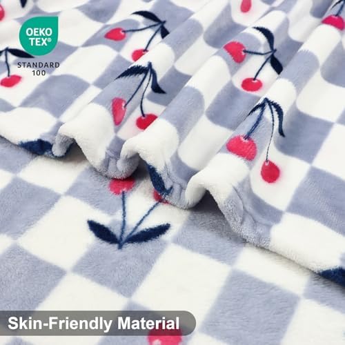 Soft Cherry Blanket for Girls - 50"x60" - Image 6
