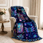 Dragonfly Blanket Dragonfly Throw Blanket Gifts for Women Men Boys Girls Kids Adults Super Soft Cozy Plush Fluffy Fuzzy Fleece Blanket Home Decor 60''X80'' - Image 3