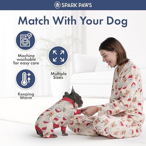 Spark Paws Christmas Matching Dog and Owner Pajama Top - Image 5