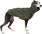 Waterproof Dog Raincoat, Hooded Raincoat for Dachshund Whippet Small Medium Large Dogs, Adjustable Dog Rain Coat Jacket (07(chest24.5-28.5, back20-23''))