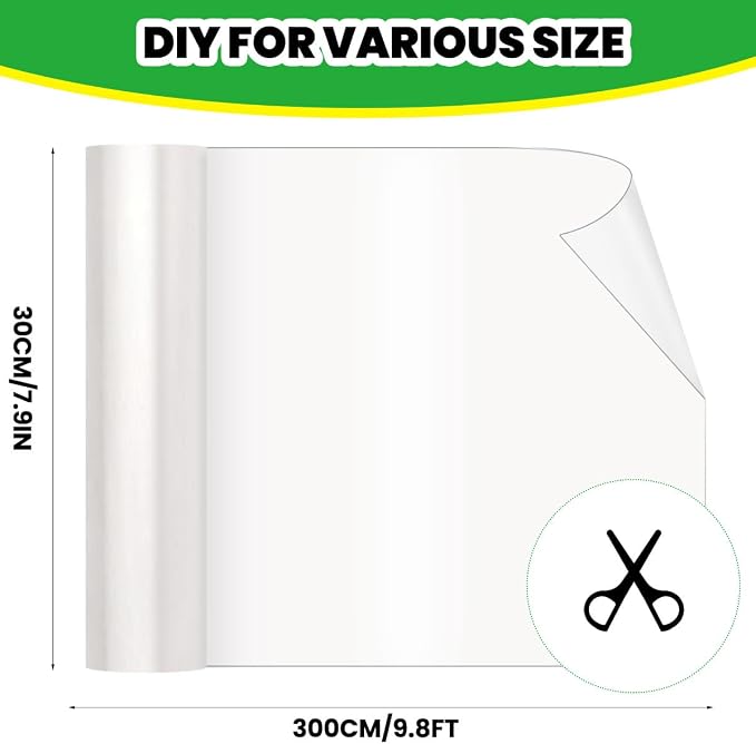 Cat Scratch Furniture Protector: Cat Anti Scratch Tape - Door Protector from Dog Scratching - Clear Training Self Adhesive Tape for Carpet, Sofa, Couch, Door (118in x 11.8in)