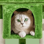 Yaheetech 23.5in Small Low-Profile Cat Tree Condo with Scratching Posts - Image 7