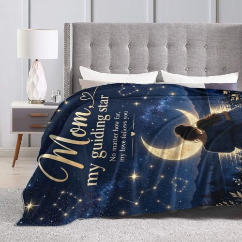 Mom Daughter Guiding Star Blanket Love Throw Stuff Gifts 60"x50" - Image 7