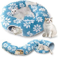 Cute Round Cat Tunnel for Indoor Cats, Blue by Yaning