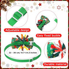 Huhumy 50 Pcs Fall Thanksgiving Dog Bow Ties Christmas Dog Collars Bulk - Image 4