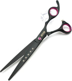 7.0 inches Professional Dog Grooming Scissors Set Straight & thinning & Curved & chunkers 4pcs in 1 Set (with Comb)