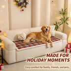 Christmas Couch Cover, Christmas Plush Sofa Cover for Dog Pet 1PC - Image 4