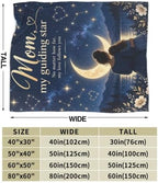 Mom Daughter Guiding Star Blanket Love Throw Stuff Gifts 60"x50" - Image 3