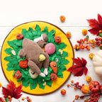 Nocciola 7 in 1 Thanksgiving Turkey Dog Toys, Squeaky Stuffed Soft Interactive Cognitive Enrichment Hide and Seek Dog Chew Toys for Large Medium Small Dogs, Cute Plush Pet Supplies 7 Packs - Image 6