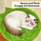WOOCHPET Large Cat Tree with Condos and Hammock Tall Cat Tower - Image 5