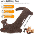 ETEKYER Refillable Catnip Cat Kicker Toy, Large, 13.77 Inches - Image 2