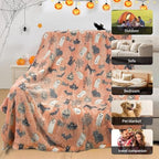 COMFAR Cute Halloween Blankets for Kids, for Kids/Teens/Women/Men, Halloween Blankets and Throws for Adults, Spooky Blanket for Boy/Girls, Fall Throw Blanket for Couch 40"x 60" - Image 6
