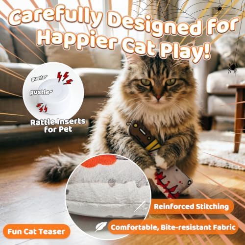 Catnip Toy [2000mg Premium Catnip], Cleaver Style Cat Kicker Toy - Image 4