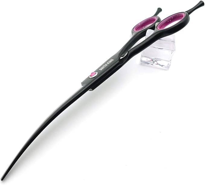 7.0 inches Professional Dog Grooming Scissors Set Straight & thinning & Curved & chunkers 4pcs in 1 Set (with Comb)