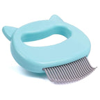 Leo's Paw The Original Pet Hair Removal Massaging Shell Comb | Soft Deshedding Brush Grooming and Shedding Matted Fur Remover Dematting tool for Long and Short Hair Cat Dog Puppy Bunny