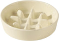 Havniva Slow Feeder Dog Bowls, Ceramic Dog Bowl Slow Feeder for Fast Eater | 1.2 Cups Puzzle Dog Food Bowl, Slow Feeding Bowls for Small & Medium Breed, Non-Slip Rubber Base, Anti-Choking