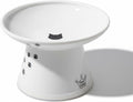 Necoichi Ceramic Extra-Wide Elevated Cat Food Bowl (Cat, Extra Wide)
