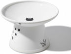 Necoichi Ceramic Extra-Wide Elevated Cat Food Bowl (Cat, Extra Wide)