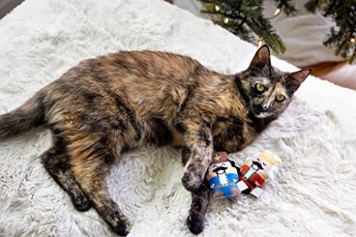 Pearhead Holiday Nutcrackers Cat Toy Set, Christmas Pet Owner Gift - Image 2