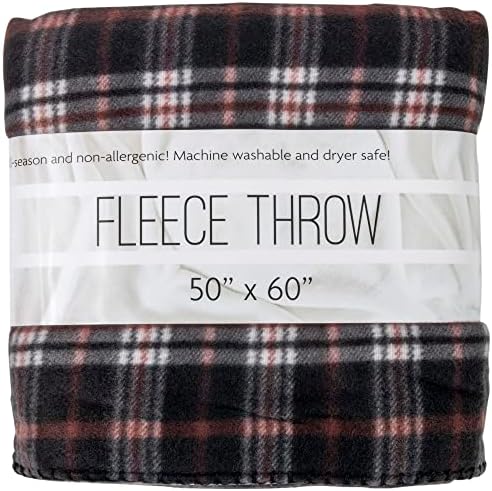 Trail maker 50x60 Throw Blankets, Plaid Fleece Throw Blankets for Bedroom, Couch, Livingroom, Chair, Pets, Outdoors - Image 6