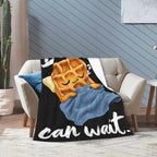 Sleepy Waffle Blanket Throw Gift for Girls Women 50"X40" - Image 2