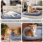 Sintuff 4 Pack Self Warming Cat Bed 15.7 x 11.8 Inch Cat Bed for Indoor Cats Heated Pet Crate Mat Extra Warm Thermal Dog Pad Anti-Slip Puppy Kitten Cushion for Pet Lovers Winter Gifts for Christmas - Image 5