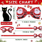 Sadnyy 86 Pcs Christmas Dog Bows Bandanas Neckties Bowties Hairpins Pets - Image 3
