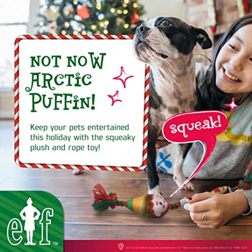 Elf Holiday Buddy Candy and Maple Syrup Rope Dog Toy, 15 Inch - Image 4