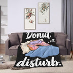 Sleepy Donut Blanket Throw Gift for Girls Women 80"X60" - Image 3